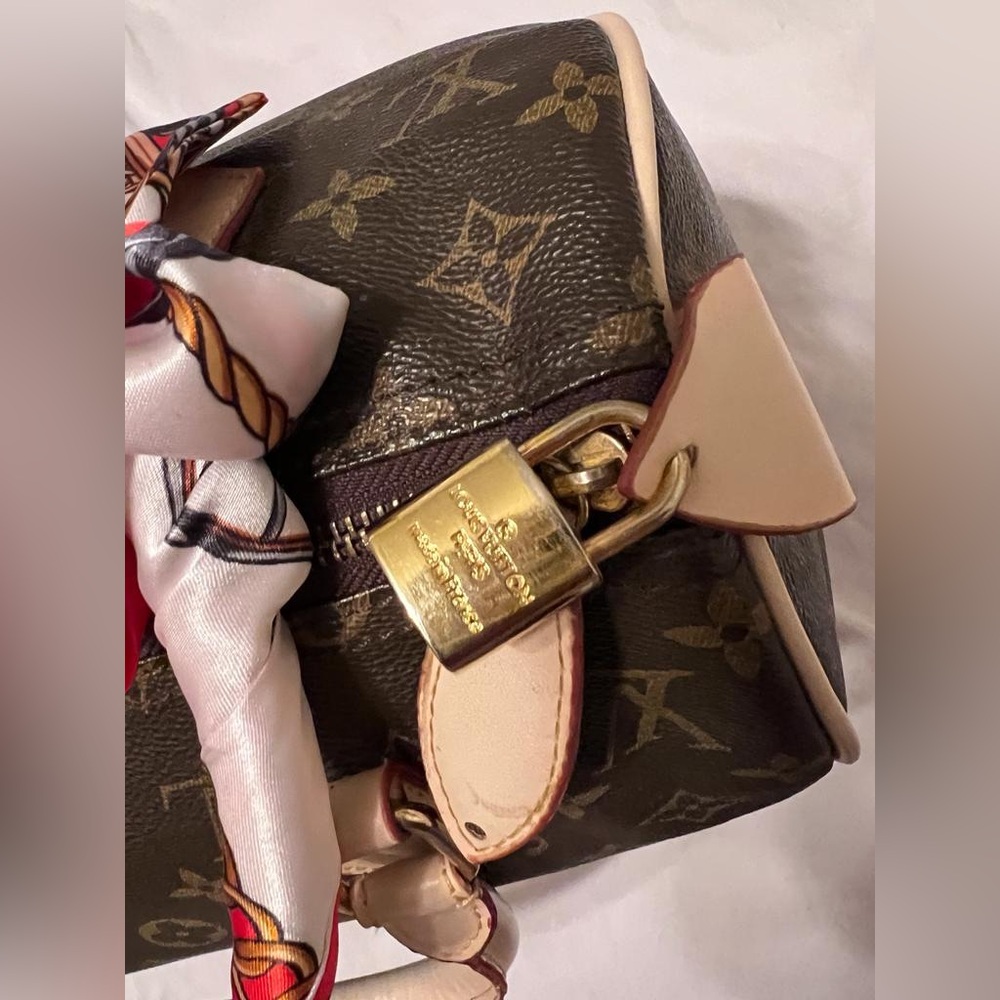 Designer Monogram Speedy Handbag in Brown - Picture 5 of 9